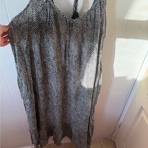 Ava & Viv Black and White Maxi Dress